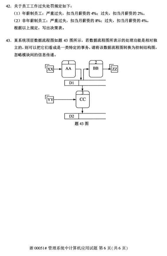 廣西自考計(jì)算機(jī)運(yùn)用真題