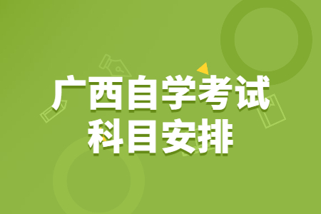 廣西自考考試科目計(jì)算機(jī)信息管理專業(yè)